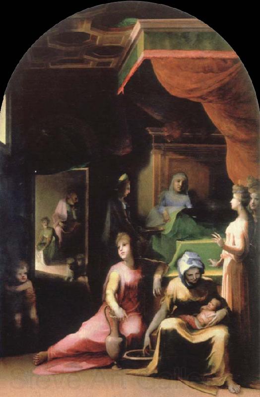 Domenico Beccafumi nativity of the virgin Norge oil painting art